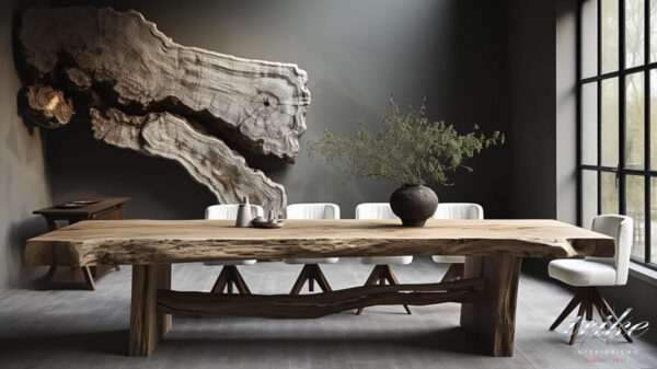Mesa de Madera Orgánica | Muebles de Interior | Trike Interiorismo